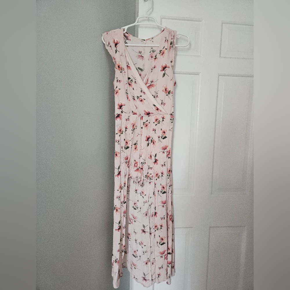 Floral Maxi Dress in Pink